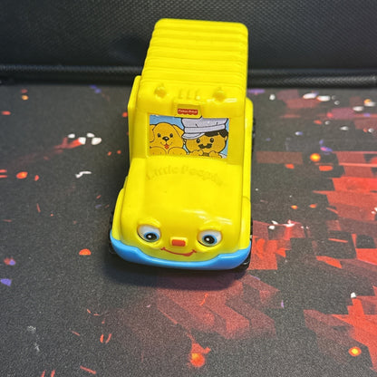 2000 Fisher Price McDonalds Happy Meal Under 3 Toy - School Bus