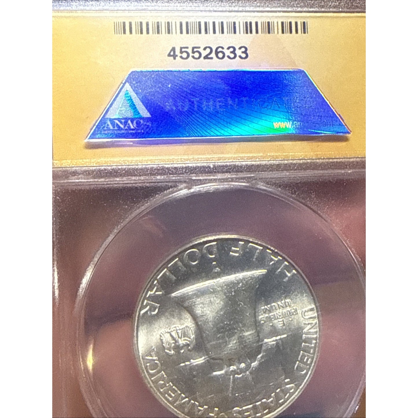 1962 50C ANACS MS63FBL - Franklin Half Dollar