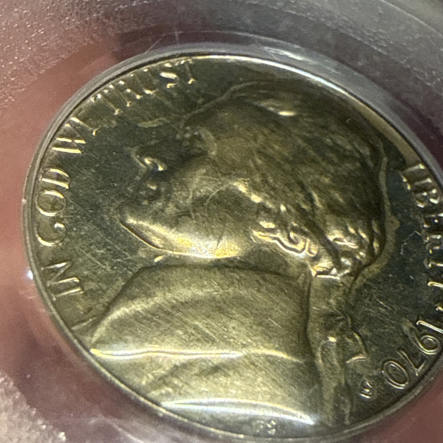 1970 S 5C Jefferson Nickel PCGS PR64 Light Toner
