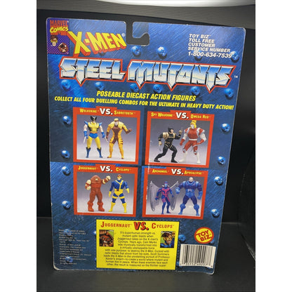 1994 Marvel X-Men Steel Mutants Die Cast Metal Apocalypse vs Archangel 49206