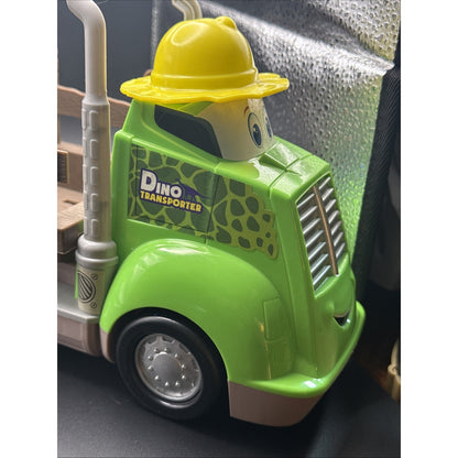 Dino Transporter Truck Kids Toy Removable Bed Tested-works USA Seller