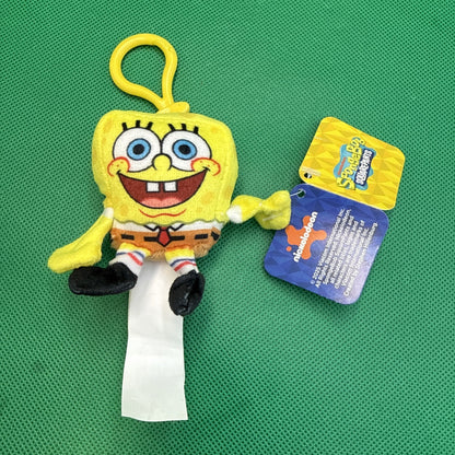 N.W.T. Nickelodeon SpongeBob SquarePants Viacom Mini Plush Keychain Stuffed