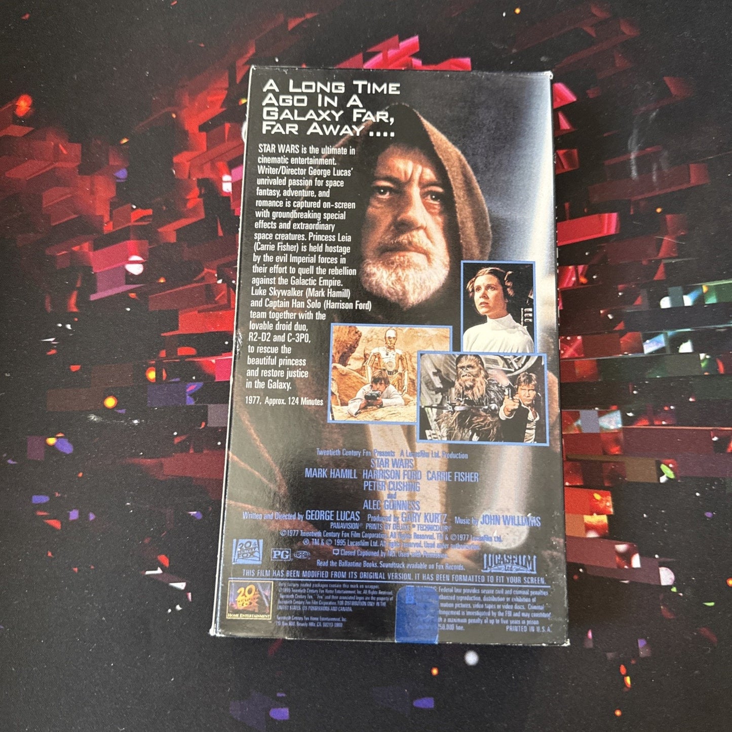 Vintage 1995 Star Wars VHS Tape 20th Century Fox