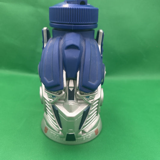 RARE Universal Studios Transformers Optimus Prime Large Drink Cup Water Bottle