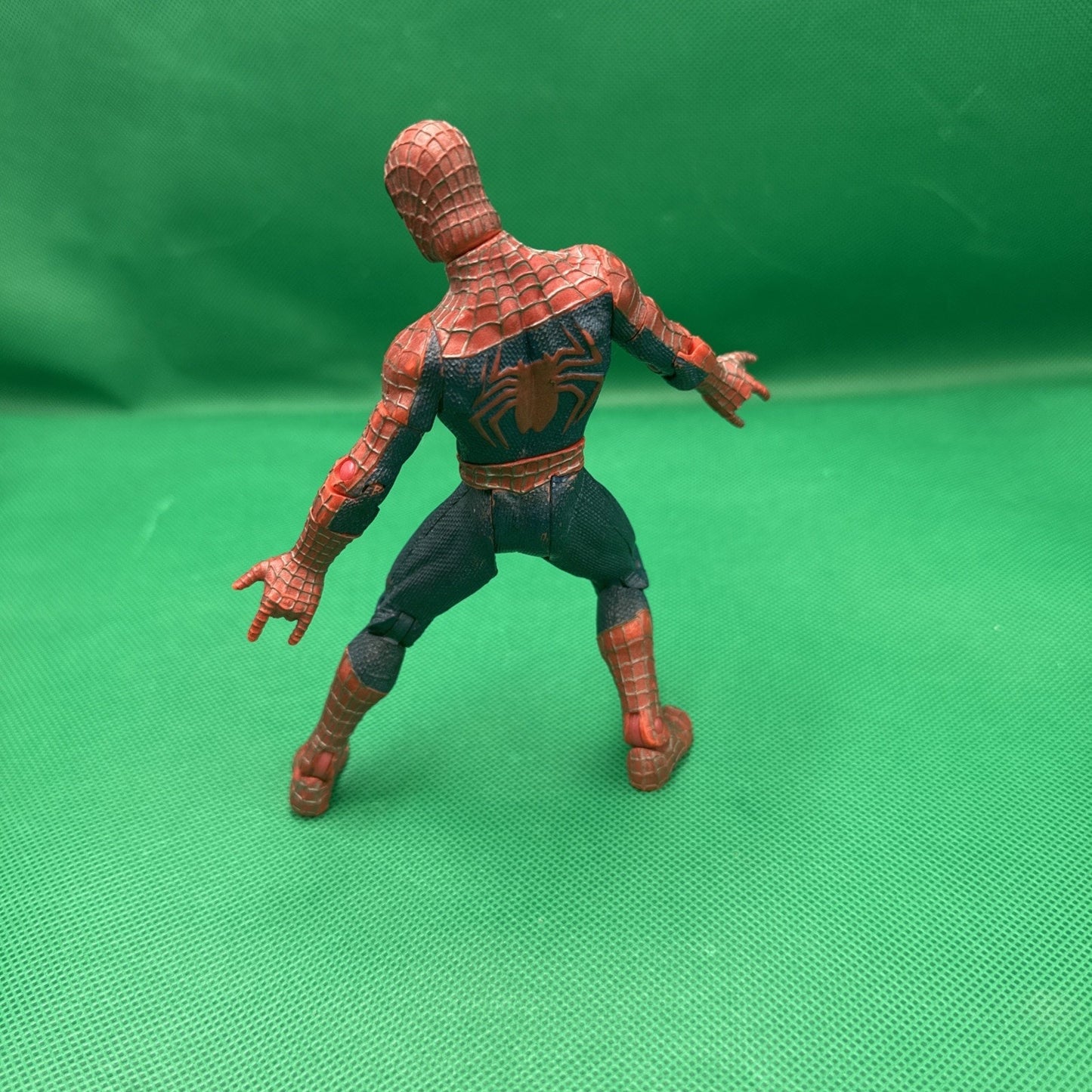 2002 Spider-Man The Movie Super Poseable 6" Tobey Maguire Marvel Toybiz Raimi