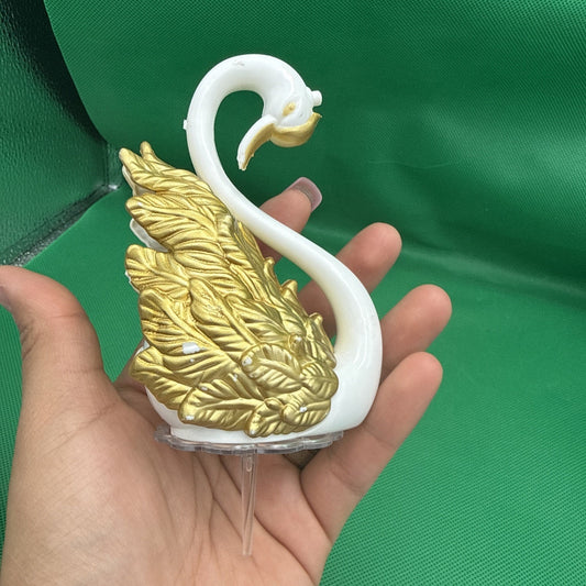Swan Cake Topper Wedding Anniversary Birthday Cake Decoration Party Decor
