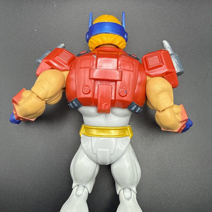 Masters of The Universe MOTU x Transformers Optimus Prime Armor He-Man Loose