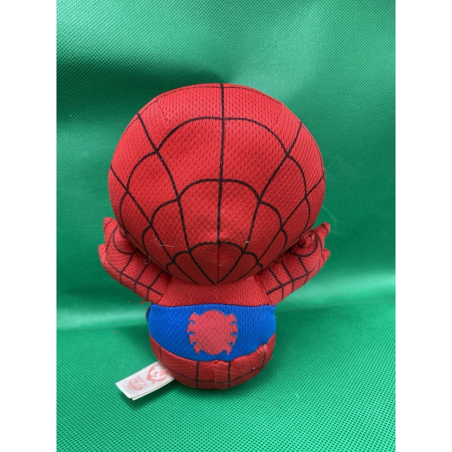TY Marvel Baby Spider-Man 6" Mini Beanie Sitting Plush Glitter Eyes 2022