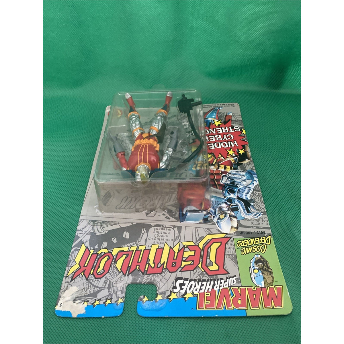 Marvel Super Heroes (1992) DEATHLOK 5" Action Figure w/Accessories! #4834