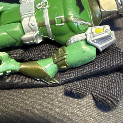 1998 DC Comics Green Batman 5" Figure w/ attached cloth CAPE !!!