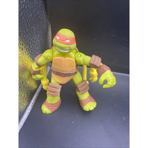 2013 Playmates Viacom TMNT Teenage Mutant Ninja Turtles Michelangelo 4" Figure