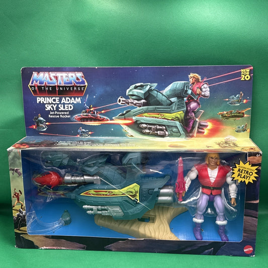 Motu Mattel Masters of the Universe Prince Adam's Sky Sled Retro 2019 He-Man New