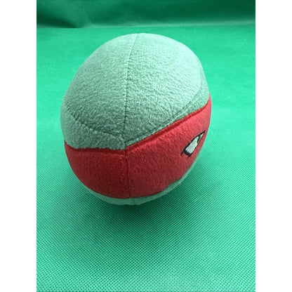 TEENAGE MUTANT NINJA TURTLES RAPHAEL HEAD BALL 5" Plush Stuffed Animal Toy
