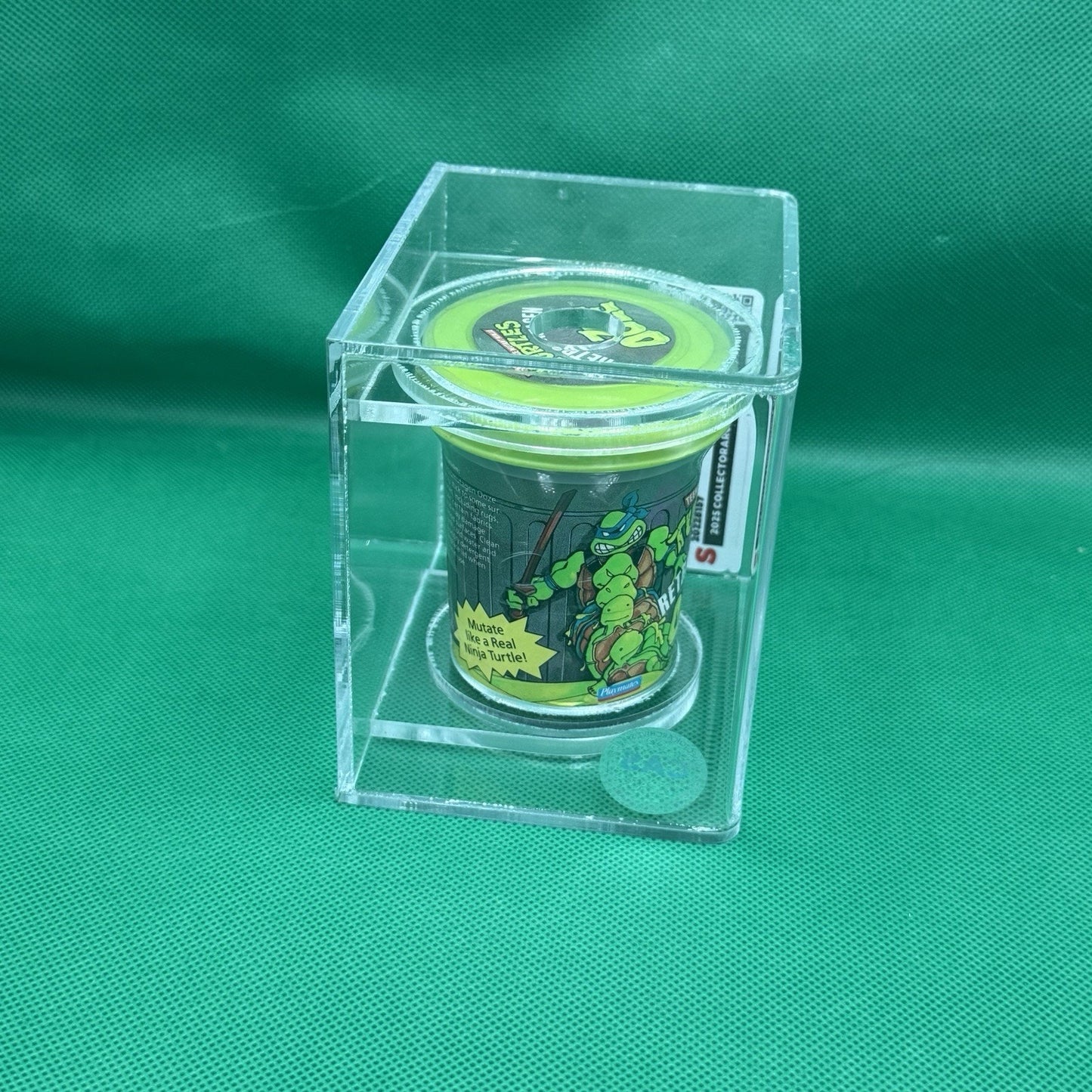 TMNT Retromutagen Ooze Pre-Mutant Turtle Green CAS Graded 85