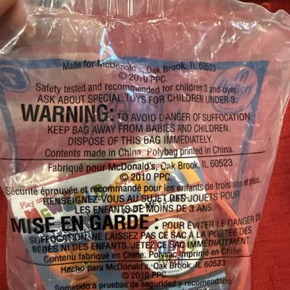 MCDONALDS HAPPY MEAL TOY 2010 THE LAST AIRBENDER ZUKO’S FIRE WHEEL #7 TOY