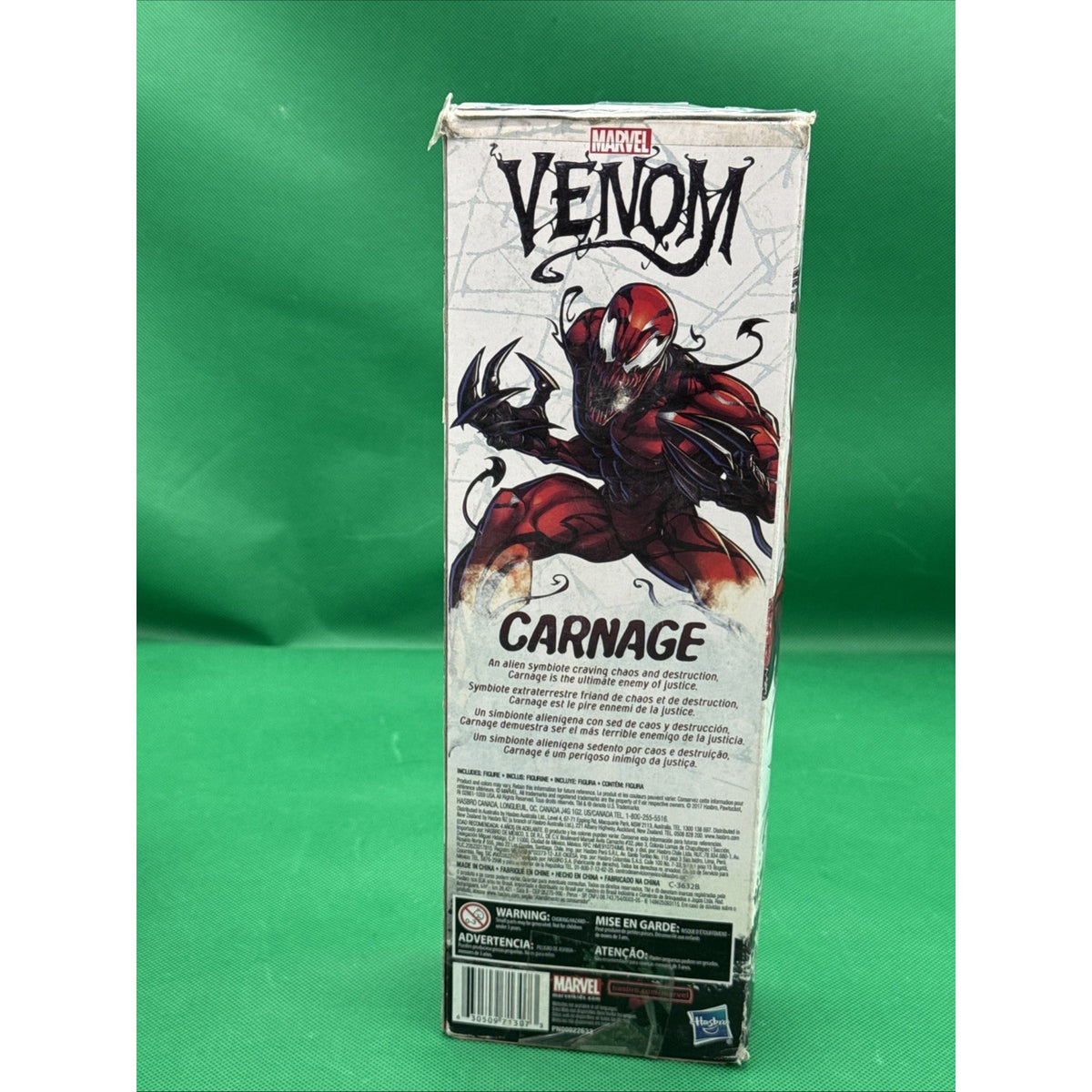 Hasbro Red Venom Carnage Marvel Titan Hero Series Action Figure 12" inch