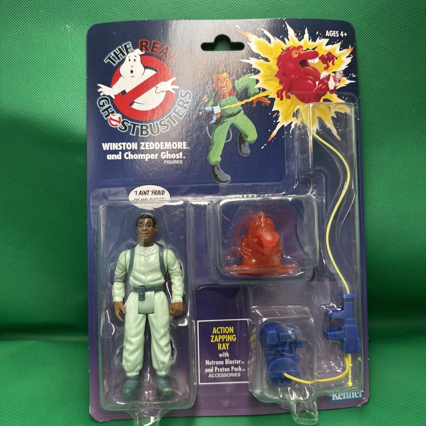 The Real Ghostbusters Winston Zeddemore Chomper Ghost Action Figure Kenner 2020