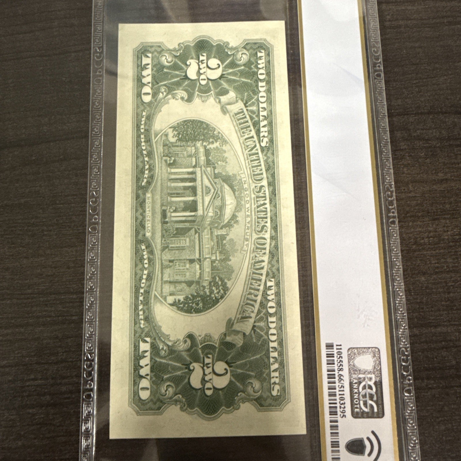 DBR 1963 - A $2 Legal Gem Fr. 1514 PCGS - B 66 PPQ Serial A04592974A - toyscardscomics