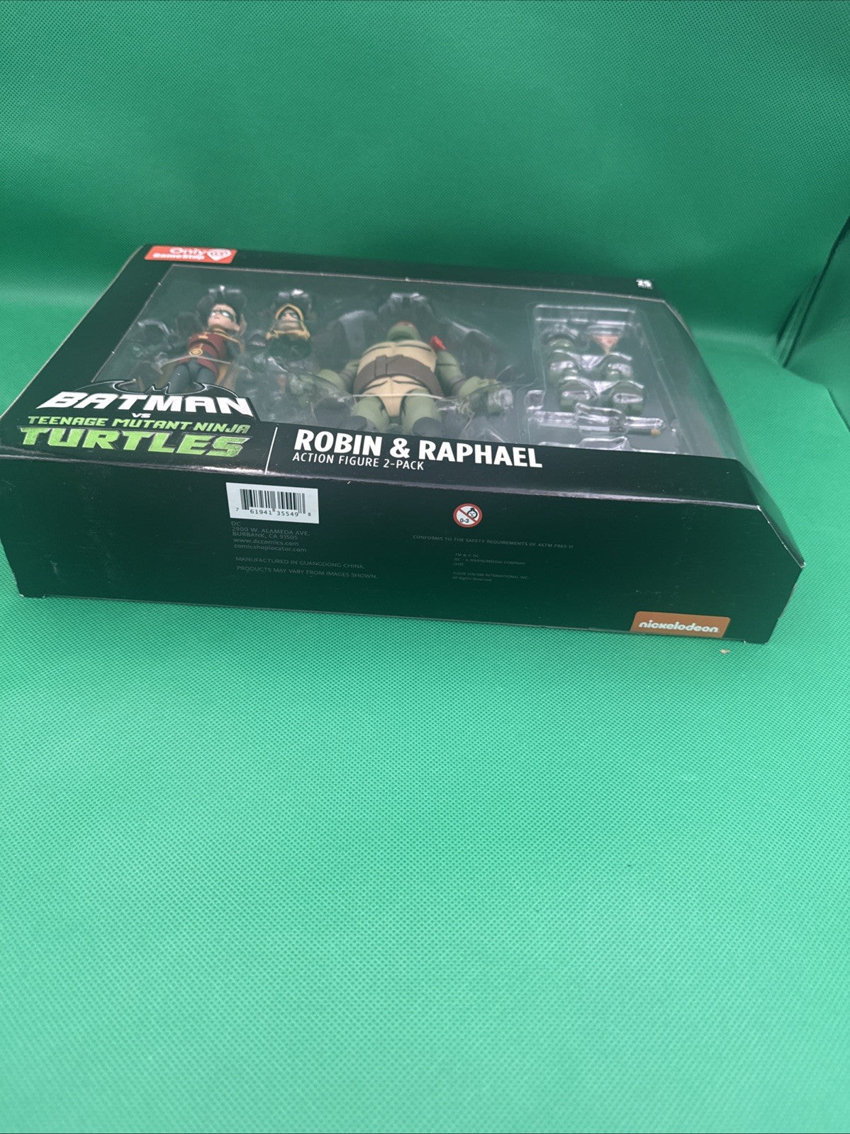 DC Collectibles Batman Vs TMNT Ninja Turtles Robin & Raphael GameStop 2 Pack - toyscardscomics