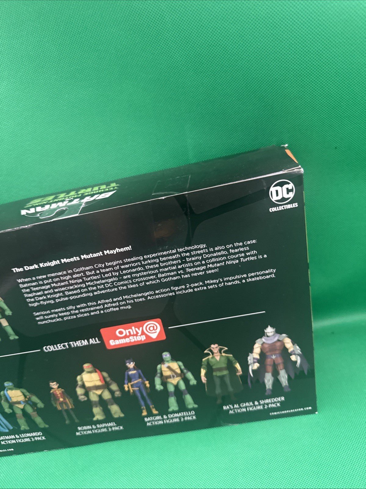 DC Collectibles GameStop Batman VS TMNT Alfred & Michelangelo Action Figure Set - toyscardscomics