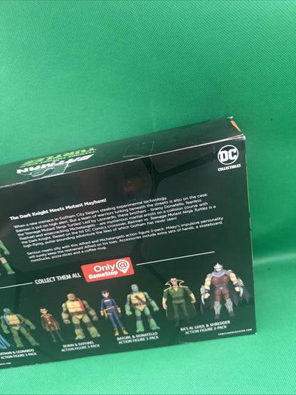 DC Collectibles GameStop Batman VS TMNT Alfred & Michelangelo Action Figure Set - toyscardscomics