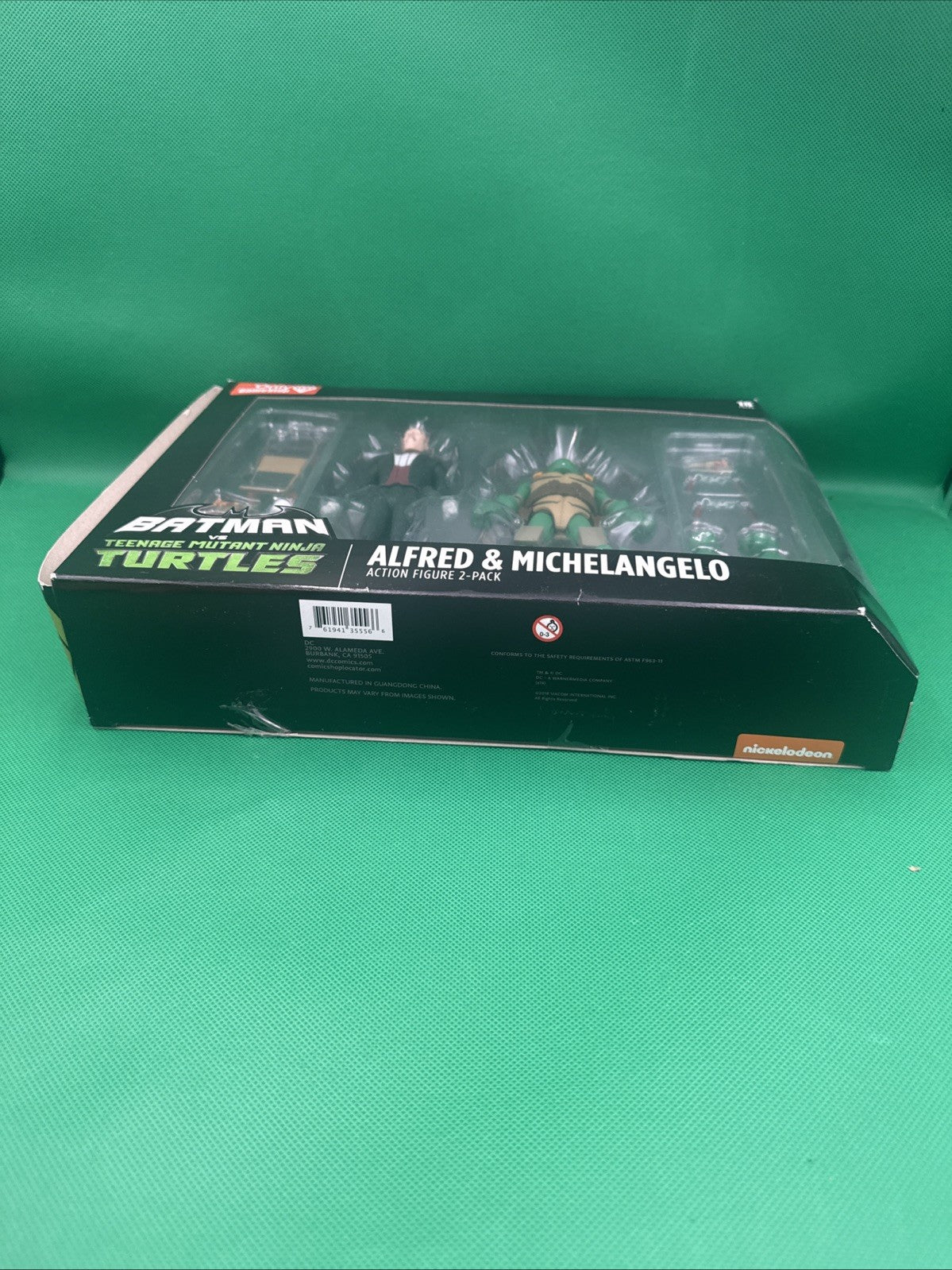 DC Collectibles GameStop Batman VS TMNT Alfred & Michelangelo Action Figure Set - toyscardscomics
