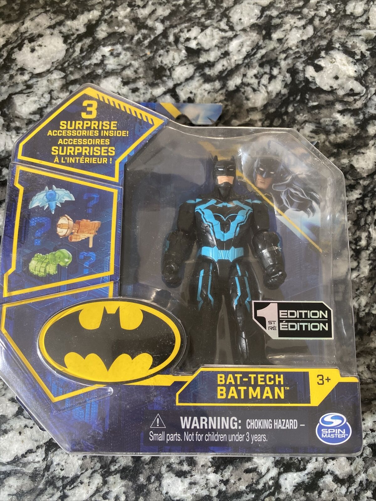 DC Comics Bat - Tech Suit Batman 4 - inch Action Figure 1st Edition - Brand New - toyscardscomics