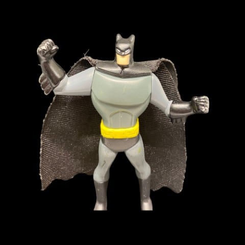 DC Comics Batman With Double Cape Action Figure 3 3/4” Burger King - toyscardscomics