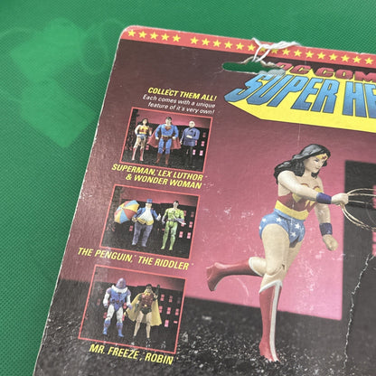  - DC COMICS SUPER HEROES - ACTION FIGURE - WONDER WOMAN - TOY BIZ - MOC - 1989 - toyscardscomics