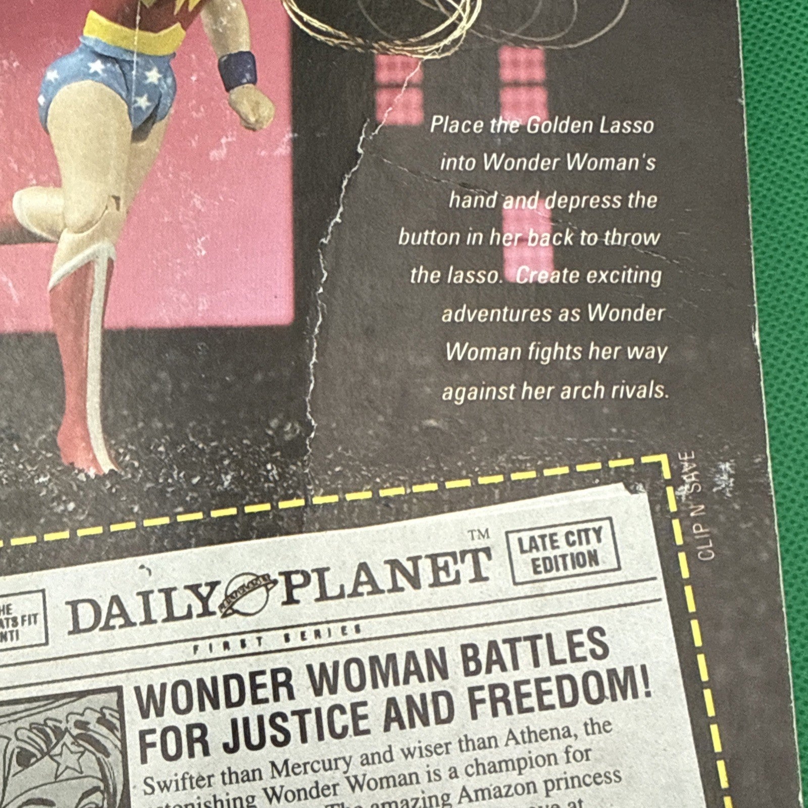  - DC COMICS SUPER HEROES - ACTION FIGURE - WONDER WOMAN - TOY BIZ - MOC - 1989 - toyscardscomics