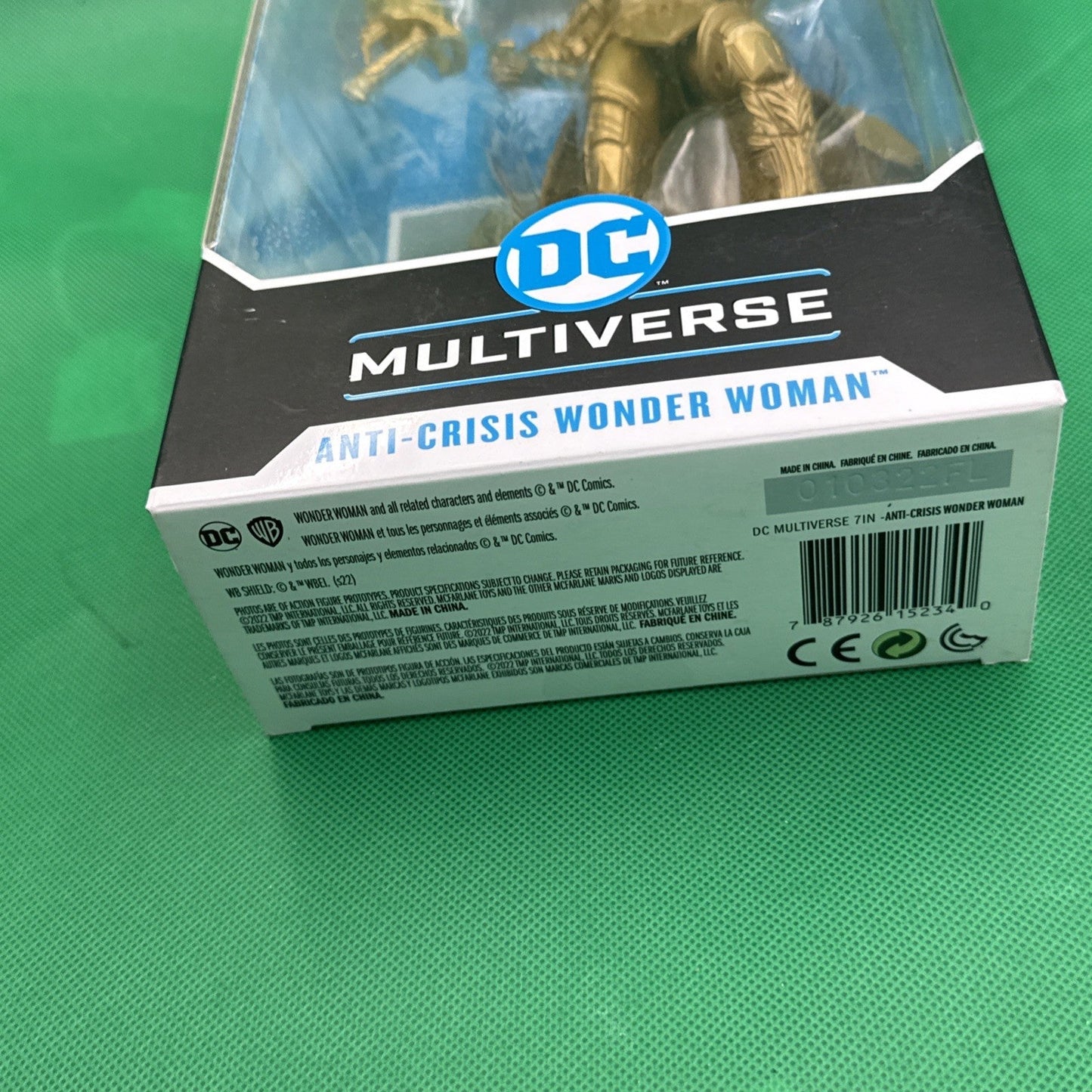 DC Multiverse Comic 7 Inch Figure Exclusive - Anti - Crisis Gold Wonder Woman - toyscardscomics