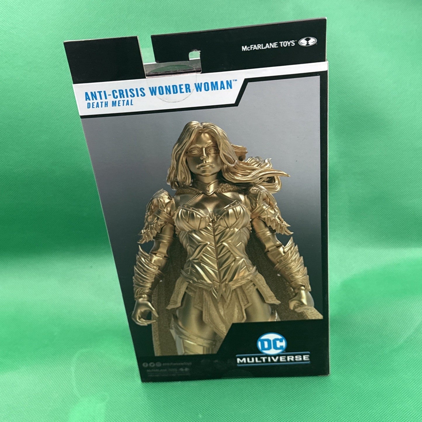 DC Multiverse Comic 7 Inch Figure Exclusive - Anti - Crisis Gold Wonder Woman - toyscardscomics