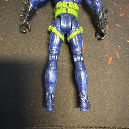 Vintage 2005 Batman Begins Drop Attack Action Figure Toy Blue Green Mattel