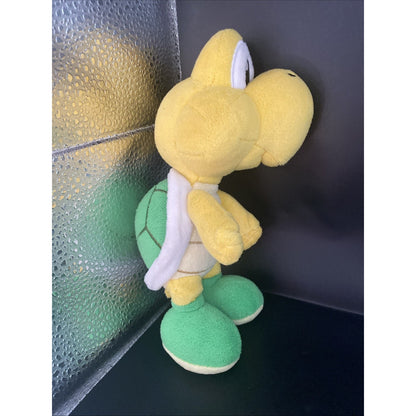 Super Mario KOOPA TROOPA Turtle Plush Stuffed Animal Nintendo 2012 Goldie 8"