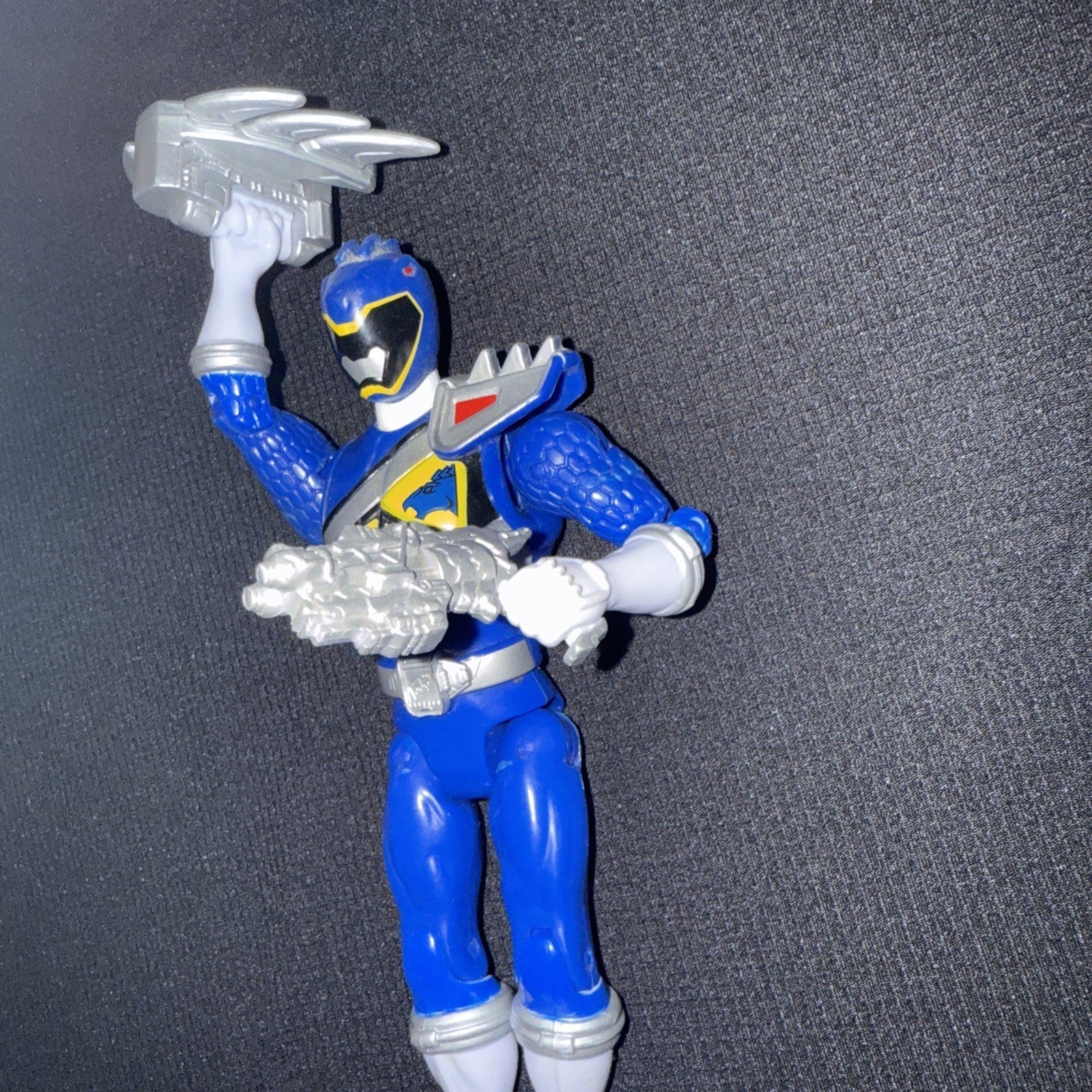 Dino Charge Power Rangers Blue Ranger 5" Figure Bandai 2015 - toyscardscomics