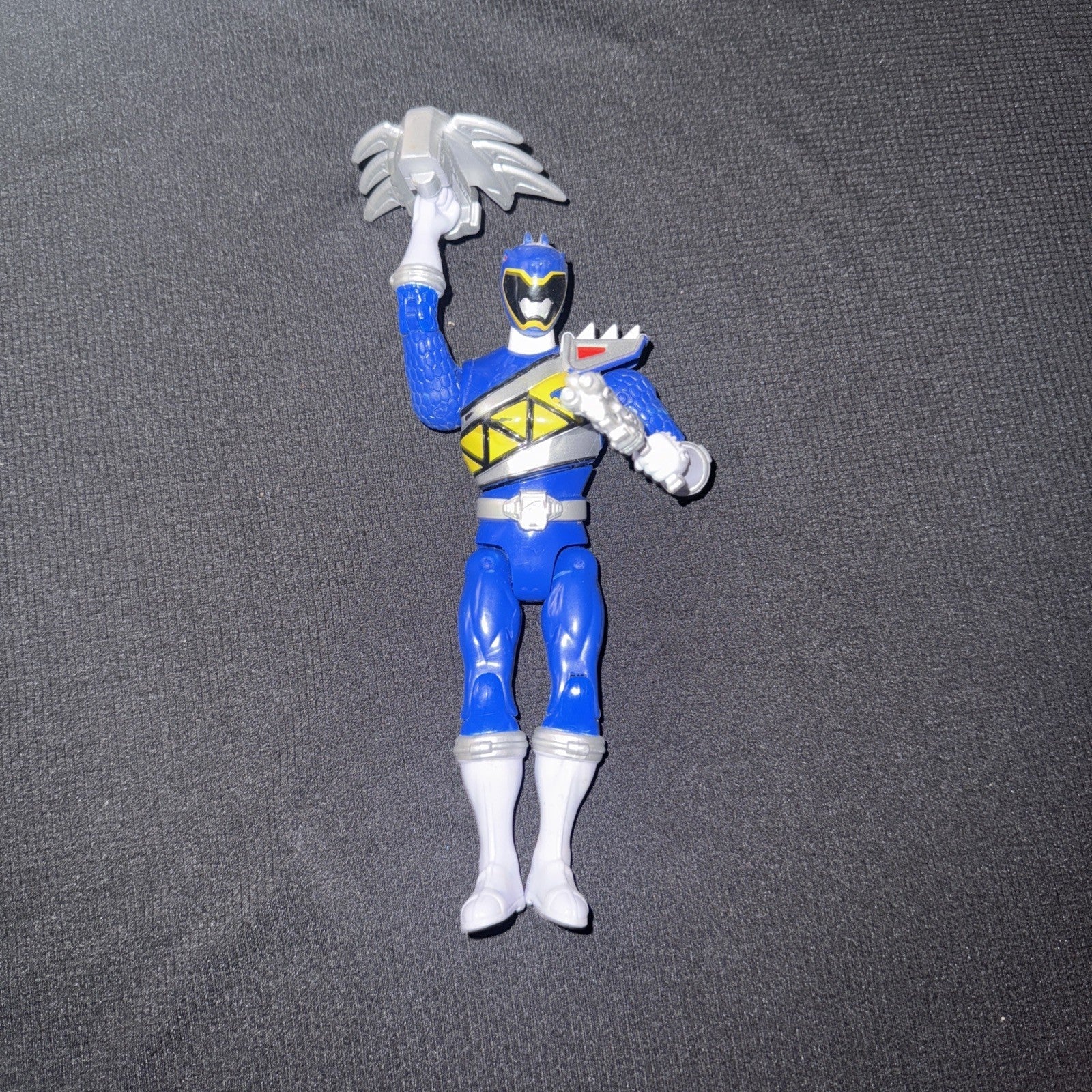 Dino Charge Power Rangers Blue Ranger 5" Figure Bandai 2015 - toyscardscomics