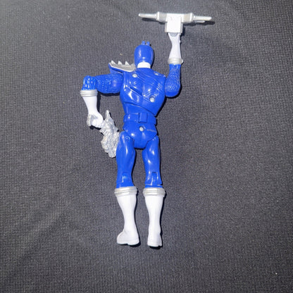 Dino Charge Power Rangers Blue Ranger 5" Figure Bandai 2015 - toyscardscomics