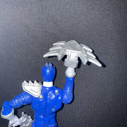 Dino Charge Power Rangers Blue Ranger 5" Figure Bandai 2015 - toyscardscomics