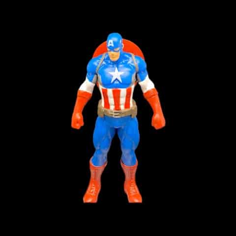 Disney Marvel Avengers Captain America PVC Figure Infinity Saga Cake Topper - toyscardscomics