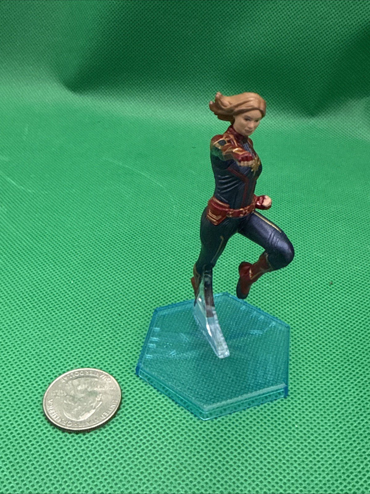 Disney Marvel Avengers Captain Marvel Carol PVC Figure Infinity Saga Cake Topper - toyscardscomics