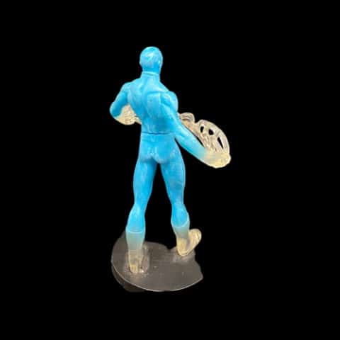 Disney Marvel Comics Figurine Electro Spider Man Villain Cake Topper Blue Clear - toyscardscomics