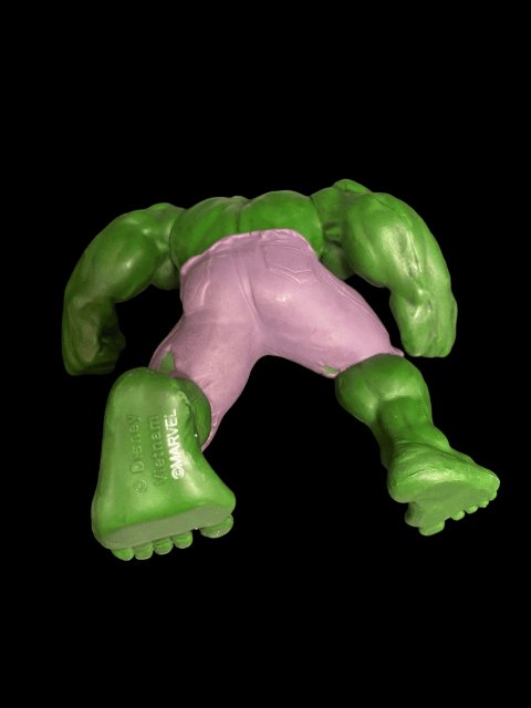 Disney Marvel PVC Incredible Hulk 4 1/4” Action Figure Non Posable - Used - toyscardscomics