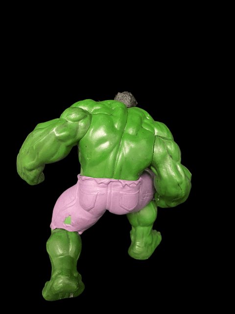 Disney Marvel PVC Incredible Hulk 4 1/4” Action Figure Non Posable - Used - toyscardscomics