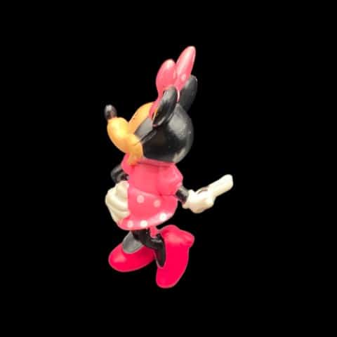 Disney Minnie Mouse Pink Polka Dot Dress PVC Figure Cake Topper 3.5" - toyscardscomics