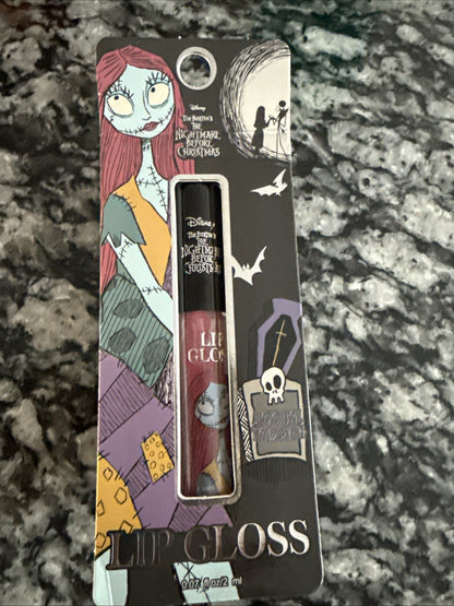 DISNEY Nightmare Before Christmas Sally Lip Gloss Pink 0.07oz Collectible NEW - toyscardscomics