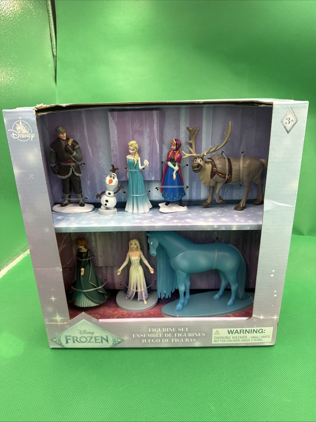Disney Parks Frozen 2 Elsa Anna Olaf Sven Kristoff 8 pc Figurine Playset NEW - toyscardscomics
