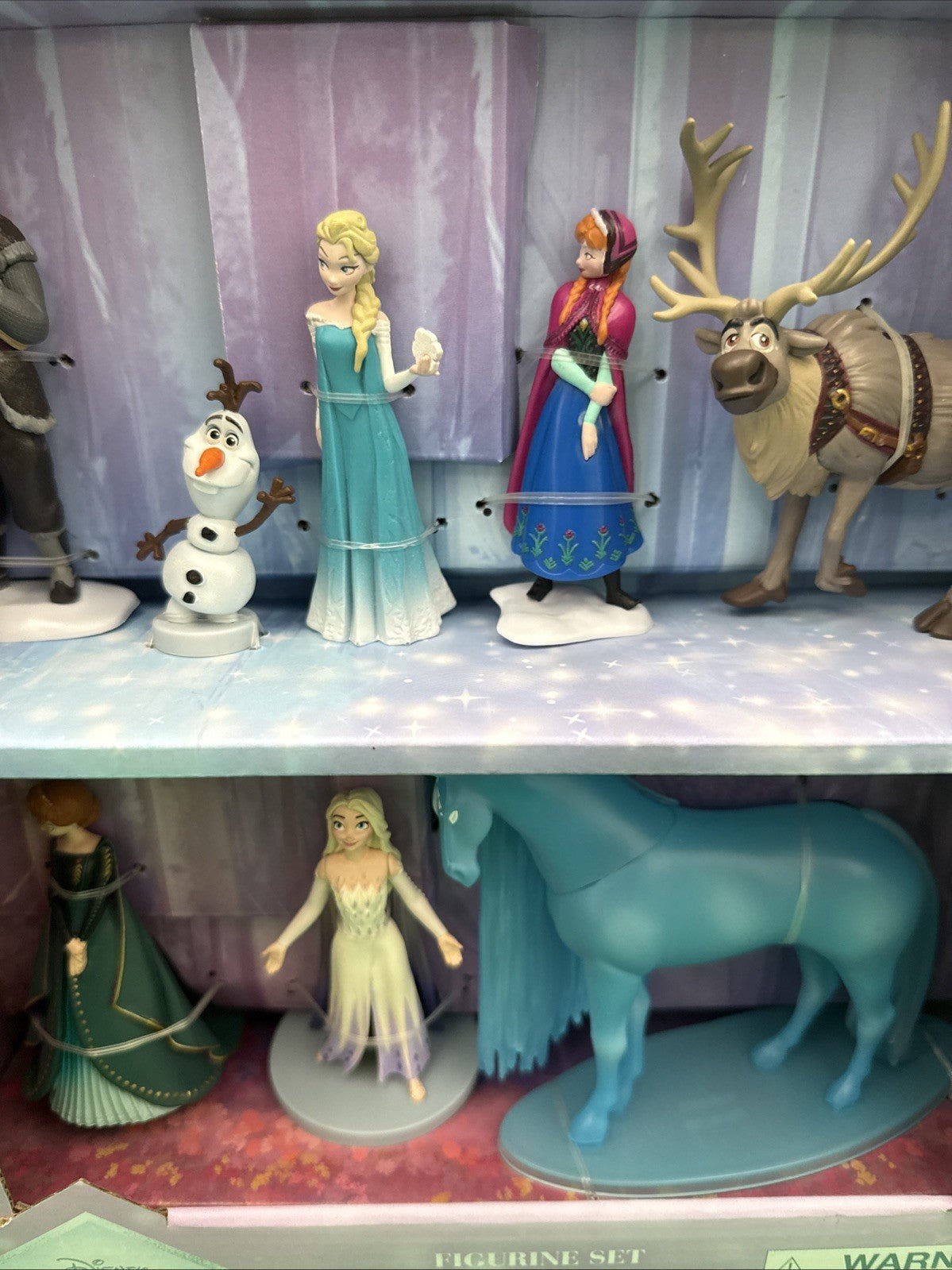 Disney Parks Frozen 2 Elsa Anna Olaf Sven Kristoff 8 pc Figurine Playset NEW - toyscardscomics