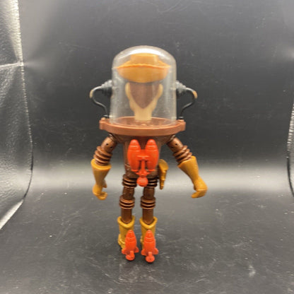 DISNEY PIXAR TOY STORY SHERIFF WOODY IN BRONZE SPACE SUIT 1998 - toyscardscomics