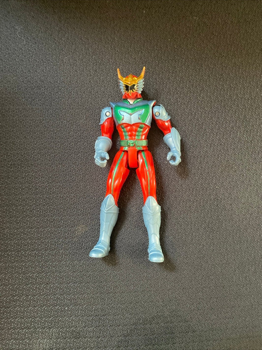 Disney Power Rangers Mystic Force Red Ranger 2005 Action Figure Bandai 6" EUC - toyscardscomics