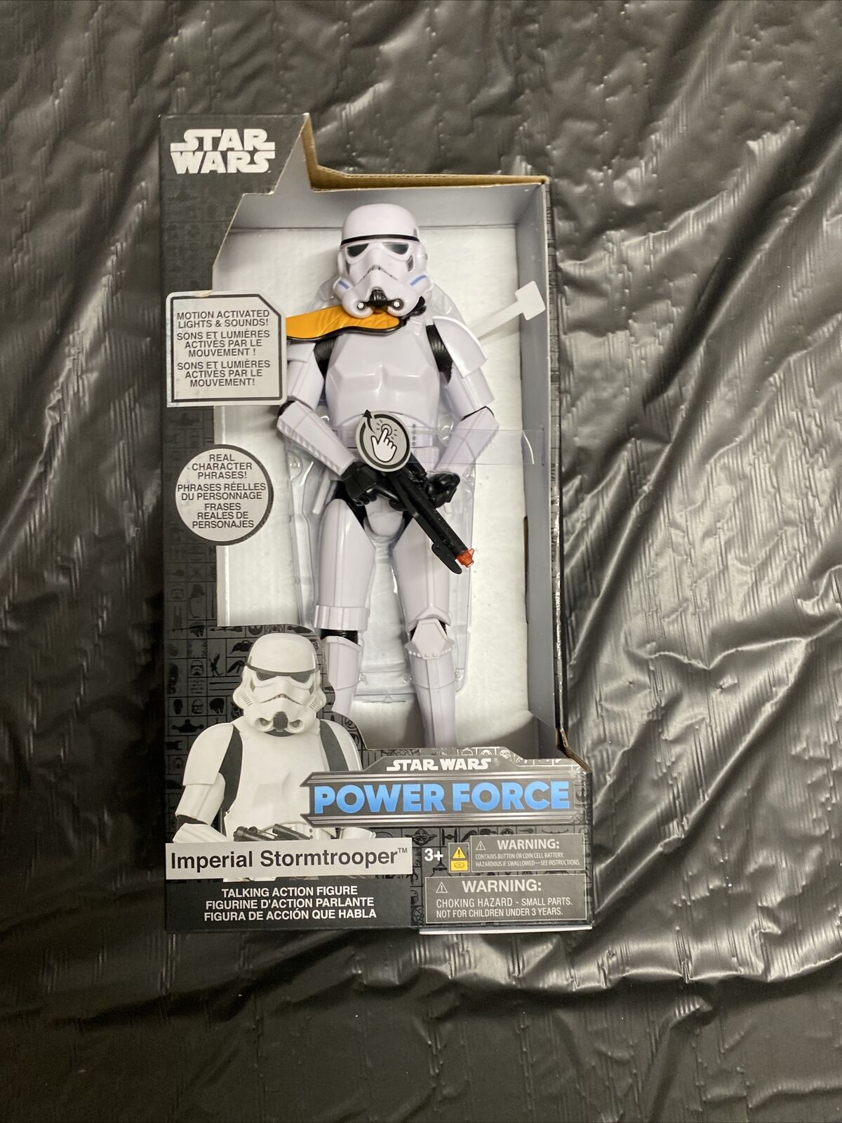 Disney Star Wars Power Force Imperial Storm Trooper Talking Action Figure New - toyscardscomics